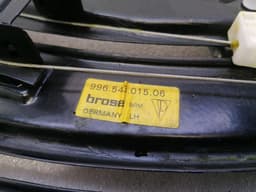 PORSCHE Porsche 911 996 Left Rear Door Winder 99654301506 Window Rear Li Convertible — thumbnail 6