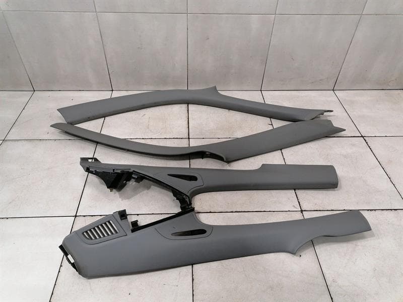 PORSCHE Porsche 911 996 A/B Post Leather Cover Set 99655518209 Trim LEATHER GRAY