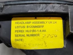 PORSCHE Lotus Elise Left Head Light FAULTY B120M4001F Headlight Left — thumbnail 9