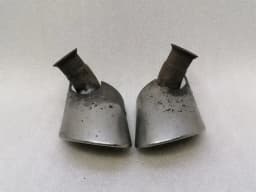 PORSCHE Porsche 911 996 exhaust silencer tips 99611105302 tailpipe exhaust — thumbnail 1