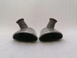 PORSCHE Porsche 911 996 exhaust silencer tips 99611105302 tailpipe exhaust — thumbnail 2