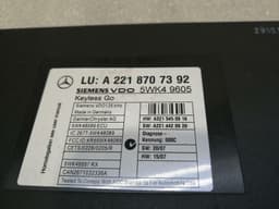 MERCEDES-BENZ MERCEDES S-CLASS W221 W216 KEYLESS-GO MODULE A2218707392 KESSY ECU — thumbnail 8
