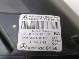 MERCEDES-BENZ Mercedes W221 Right Headlight A2218202059 Headlights Right NIGHT VISION MOP — thumbnail 4