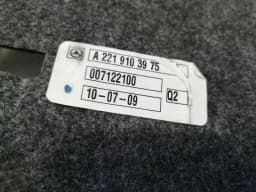 MERCEDES-BENZ Mercedes S-class W221 front lower seat lumbar A2219103975 front seat cushion — thumbnail 3