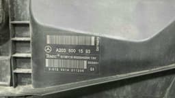 MERCEDES-BENZ Mercedes CLK W209 radiator pack A2035004203 radiator package M272 V6 CLK350 — thumbnail 4