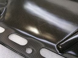 FERRARI FERRARI 360 F131 360CS CHALLENGE STRADALE ENGINE COVER 67358600 CARBON LEFT — thumbnail 2