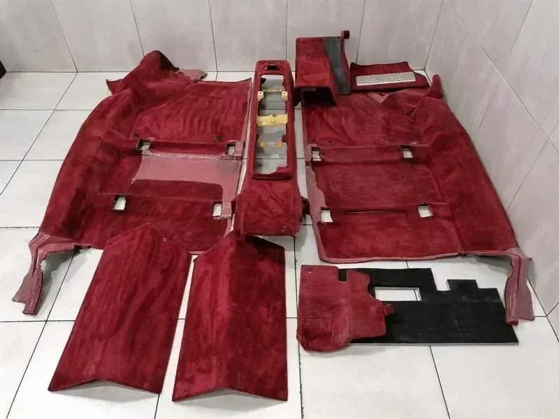 FERRARI Ferrari 360 F131 Red Floor Carpet Set 657128 RIGHT HANDLE RHD