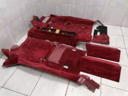 FERRARI Ferrari 360 F131 Red Floor Carpet Set 657128 RIGHT HANDLE RHD — thumbnail 3