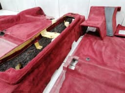 FERRARI Ferrari 360 F131 Red Floor Carpet Set 657128 RIGHT HANDLE RHD — thumbnail 5