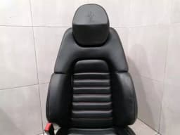 FERRARI GENUINE OEM FERRARI 360 F131 MODENA F360 SPORT SEATS BLACK LEATHER PAIR ELECTRO — thumbnail 6