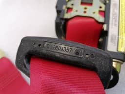 FERRARI Ferrari 360 F131 front seatbelt 65408200 seat belt strap front red red — thumbnail 3