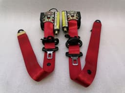 FERRARI Ferrari 360 F131 front seatbelt 65408200 seat belt strap front red red — thumbnail 8