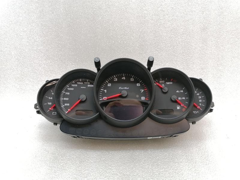 PORSCHE Porsche 911 996 Instrument Cluster 99664121704 Speedometer MPH TURBO MANUAL