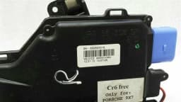 PORSCHE Porsche Cayman S 987 RHD right door lock 3D2837016 right hand drive — thumbnail 5