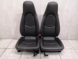 PORSCHE Porsche Cayman 987 Seat GRAY LEATHER Seat GRAY LEATHER 4 WAY — thumbnail 4