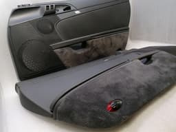 PORSCHE Porsche Cayman 987 Door Card Front Set 997555201 RHD Right Hand Handlebar LEATHER GREY — thumbnail 3