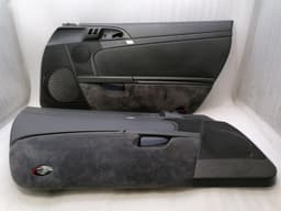 PORSCHE Porsche Cayman 987 Door Card Front Set 997555201 RHD Right Hand Handlebar LEATHER GREY — thumbnail 2