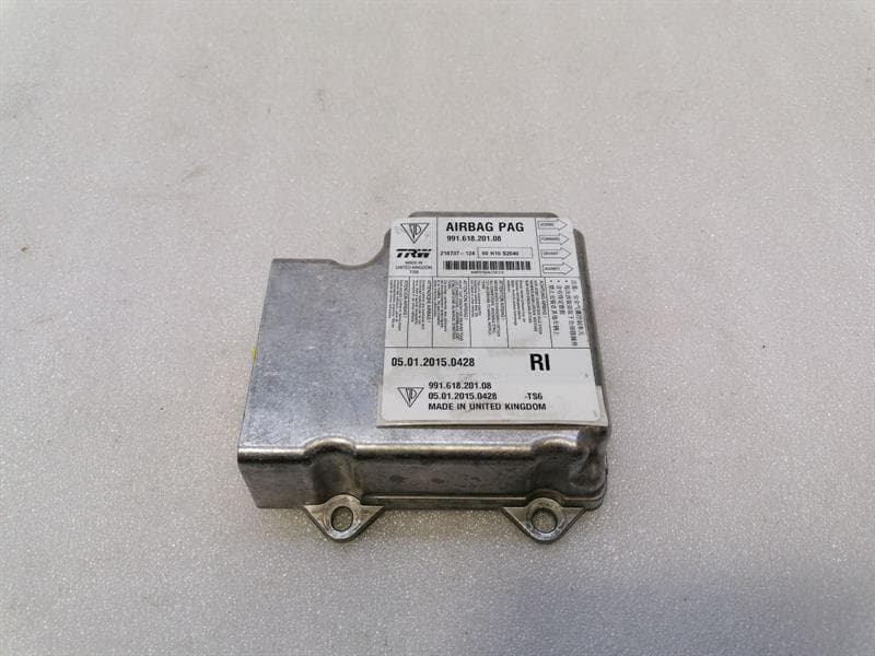 PORSCHE CAYMAN 981 Safety Module ECU 99161820108 Airsteuergerät SRS