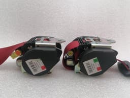 PORSCHE Porsche Cayman 981 front seat belt 98180303303 red red seat belt belt front — thumbnail 6