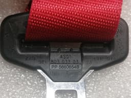 PORSCHE Porsche Cayman 981 front seat belt 98180303303 red red seat belt belt front — thumbnail 3