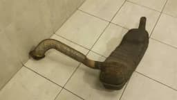 PORSCHE Porsche Boxster S 981 Left Exhaust Silencer 98111122102 Exhaust Muffler — thumbnail 6
