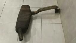 PORSCHE Porsche Boxster S 981 Left Exhaust Silencer 98111122102 Exhaust Muffler — thumbnail 3