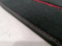 PORSCHE Porsche Boxster 981 floor mats red floor mats right hand drive RHD — thumbnail 5