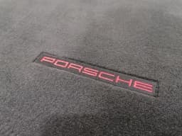 PORSCHE Porsche Boxster 981 floor mats red floor mats right hand drive RHD — thumbnail 10