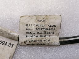 PORSCHE Porsche Boxster 981 Wiring Loom 98161259403 Harness FRONT PDC RIGHT PDC — thumbnail 5