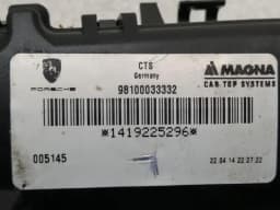 PORSCHE Porsche Boxster 981 soft top engine left 98156192300 canopy engine left — thumbnail 4