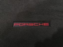 PORSCHE Porsche Boxster 981 floormats RED STICHING FOOTMATS RHD RIGHT HANDLEBAR — thumbnail 7