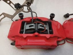 PORSCHE Porsche Cayman 981 Rear Brake Set 98135205110 Brake Caliper Rear GTS Red Brembo — thumbnail 4