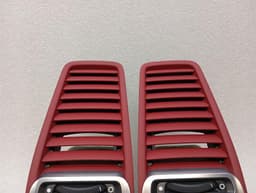 PORSCHE Porsche Cayman 981 Air Vent Set 98155213104 Ventilation Nozzle Set GARNET RED — thumbnail 3