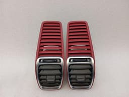 PORSCHE Porsche Cayman 981 Air Vent Set 98155213104 Ventilation Nozzle Set GARNET RED — thumbnail 2