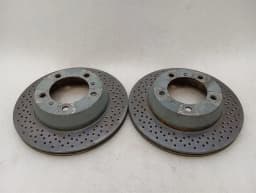 PORSCHE Porsche Cayman 981 Rear Brake Set 98135205110 Brake Caliper Rear GTS Red Brembo — thumbnail 10