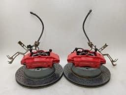 PORSCHE Porsche Cayman 981 Rear Brake Set 98135205110 Brake Caliper Rear GTS Red Brembo — thumbnail 1