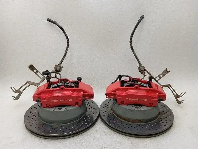 PORSCHE Porsche Cayman 981 Rear Brake Set 98135205110 Brake Caliper Rear GTS Red Brembo