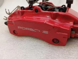 PORSCHE Porsche Cayman 981 Rear Brake Set 98135205110 Brake Caliper Rear GTS Red Brembo — thumbnail 6