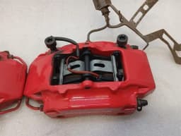 PORSCHE Porsche Cayman 981 Rear Brake Set 98135205110 Brake Caliper Rear GTS Red Brembo — thumbnail 5
