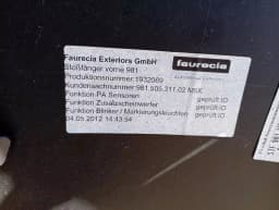 PORSCHE Porsche Boxster 981 Front Bumper 98150531102 Front Bumper — thumbnail 9