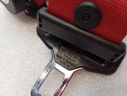 PORSCHE Porsche Cayman 718 981 front seat belt 98180303303 red red seat belt belt — thumbnail 4