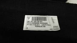 PORSCHE Porsche 911 991 Luggage Compartment Cover 99155105100 Trunk Trunk Trim — thumbnail 3