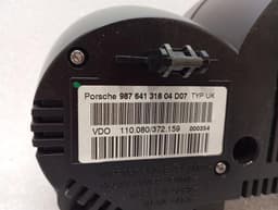 PORSCHE Porsche Cayman 987 Instrument Cluster 98764131804 Speedometer MK2 PDK MPH UK — thumbnail 10
