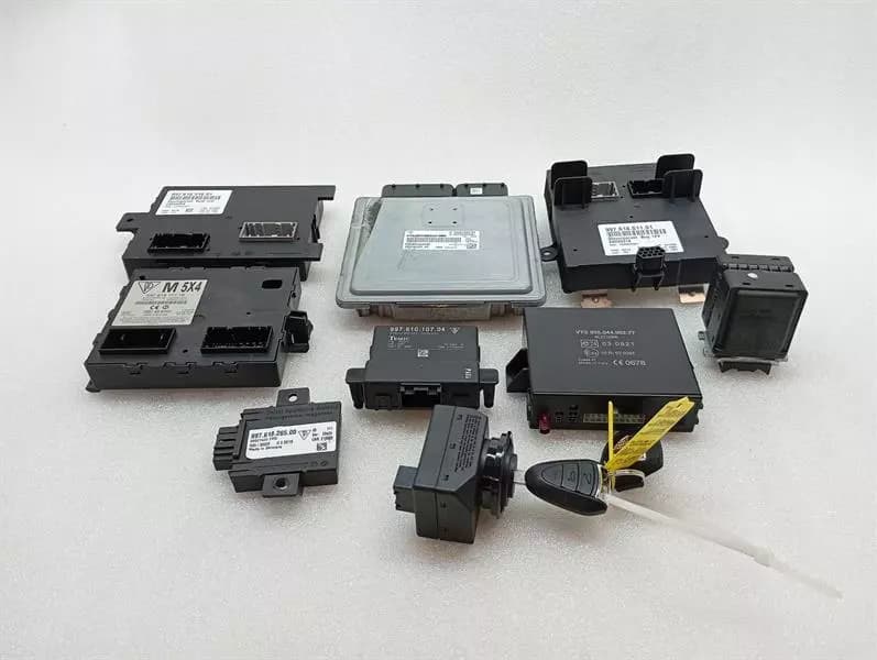 PORSCHE Porsche Cayman S 987 Engine ECU Set 99761860705 Engine Control Unit MK2 3.4 VTS