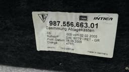 PORSCHE Porsche Cayman 987 rear left tray 98755666301 shell rear left — thumbnail 7