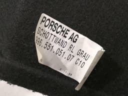 PORSCHE Porsche 911 996 Luggage Compartment Cover 99655105107 Trunk Trunk Trim — thumbnail 8
