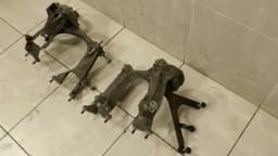 PORSCHE Porsche Boxster 986 rear subframe 9863310510A axle frame rear axle — thumbnail 4