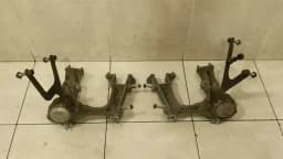 PORSCHE Porsche Boxster 986 rear subframe 9863310510A axle frame rear axle — thumbnail 1