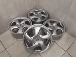 PORSCHE Porsche Boxster 986 Alloy Wheel Set 98636212400 Alloy Rim 8.5JX17 and 7Jx17 — thumbnail 1