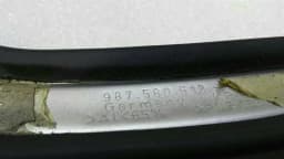 PORSCHE Porsche Boxster 987 Roll Bar Trim Set 98758031103A11 Leather Trim Set — thumbnail 6